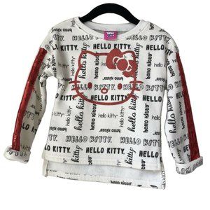Hello Kitty Baby Girl 24M Sequin Logo Sweatshirt